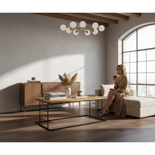 STOLIK KAWOWY DREWNO LITE Dąb Jesion Olcha STK-941